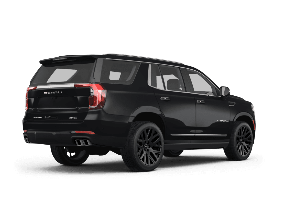 GMC Yukon  - Back view GMC Yukon  - Back view